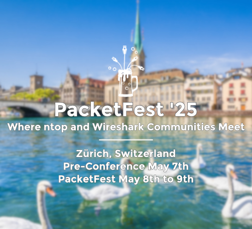 Banner PacketFest '25 in Zurich